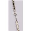 Image 4 : Estate Silver Tone Graduated Bead Necklace