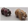 Image 2 : 2 Carved Stone Bears Fishing