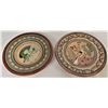 Image 5 : 3 Vintage Mexican Tonala Pottery Plates
