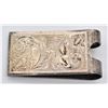 Image 1 : Estate Diamond Cut Sterling Silver Money Clip