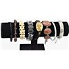 Image 2 : Collection of 17 Bracelets, Some Sterling