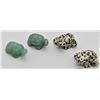 Image 1 : 4 Carved Stone Animals