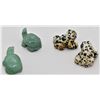 Image 2 : 4 Carved Stone Animals