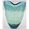 Image 1 : Art Glass Warped Rim Vase