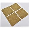 Image 1 : 4 Beaded Coasters with Satin Backing