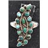 Image 1 : Zuni Old Pawn Sterling Turquoise Ring, Size 9