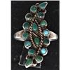Image 2 : Zuni Old Pawn Sterling Turquoise Ring, Size 9