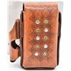 Image 2 : Hand Crafted Tooled Leather Cigarette Case
