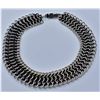 Image 3 : Estate German Chain Mail Silver Tone Choker