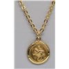Image 1 : Estate Theda 1/20 14K GF St. Christopher Necklace