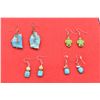 Image 1 : 4 Pairs of Earrings, 3 are Turquoise