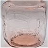 Image 2 : Vintage Pink Depression Glass Mr. Peanuts Jar