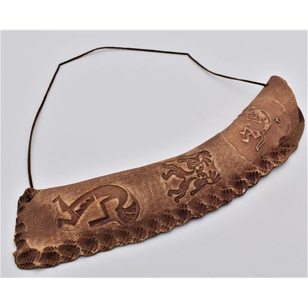 Tom Schoolcraft Slab Pottery Kokopelli Wall Vase