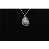 Image 3 : Navajo Sterling Turquoise Pendant Necklace