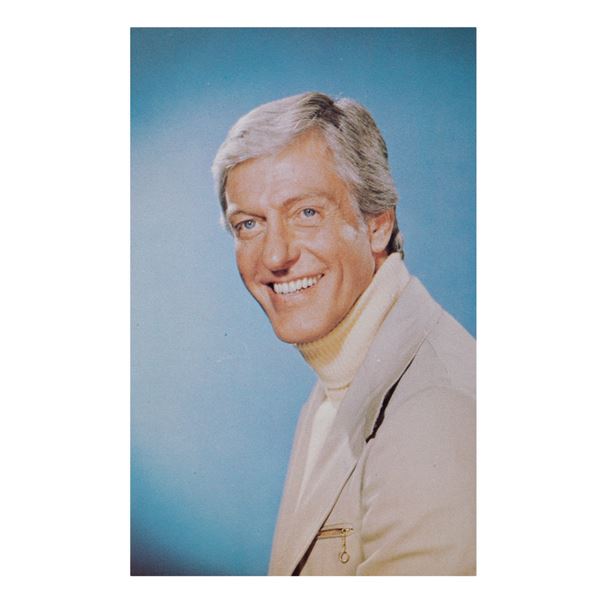 A Dick Van Dyke Photo Card with Printed Signature.