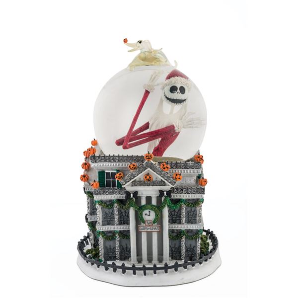 Nightmare Before Christmas Haunted Mansion Snow Globe.