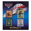 Image 1 : A Walt Disney World Cars Poster Themed Pin Set.