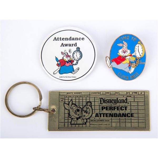 A Trio Of Cast Member Perfect Attendance Items.