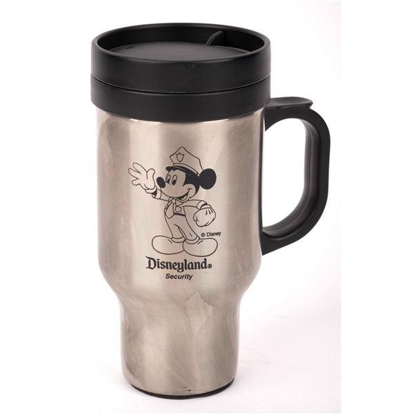 A Disneyland Security Exclusive Travel Mug.