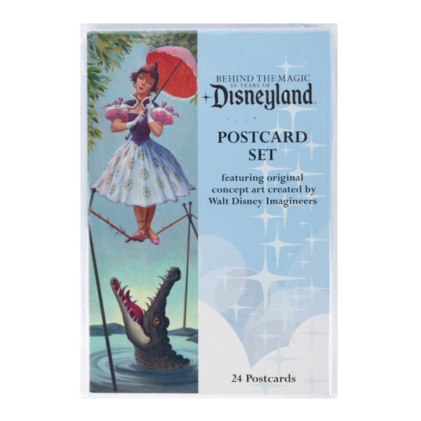 A "50 Years of Disneyland" Imagineering Postcard Set.