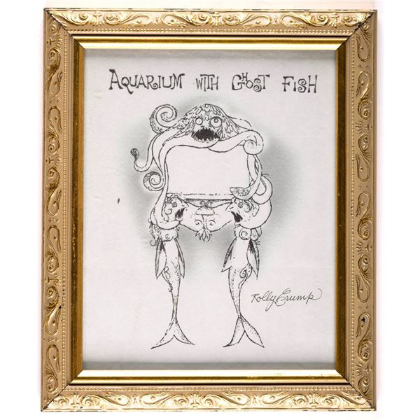 A Rolly Crump Signed "Aquarium of the Ghost Fish" Copy.