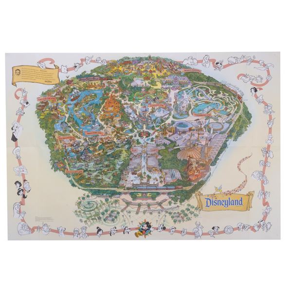 A Disneyland Park 1999 Souvenir Map.