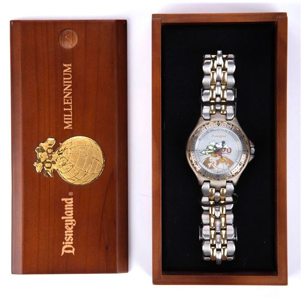 A Disneyland Millennium Men's Dress Watch.