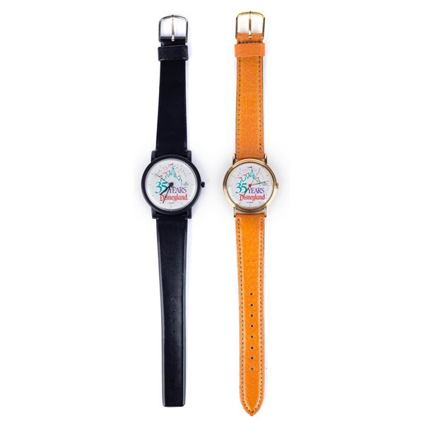 A Pair of Disneyland 35th Anniversary Watches.