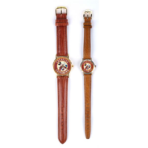 A Pair of Creative Costuming Men's & Women's Watches.