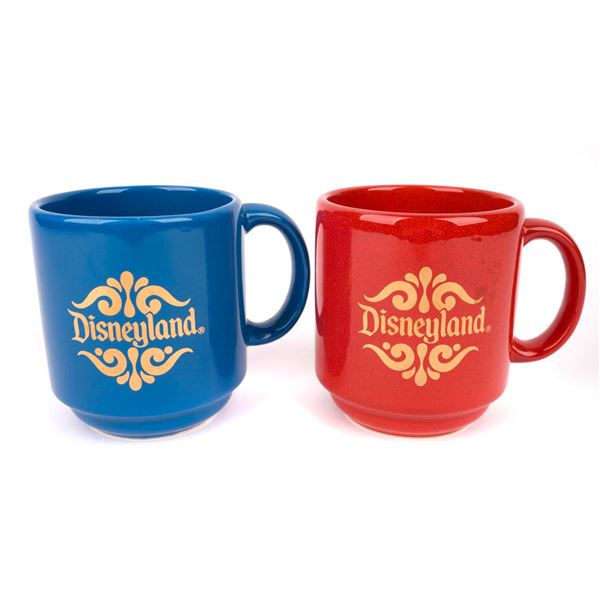 A Pair of Souvenir Disneyland Mugs.