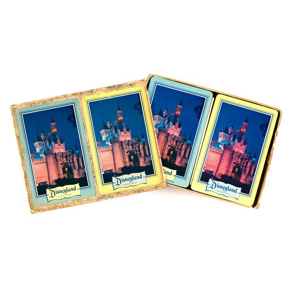 A Set Of Disneyland Playing Cards.