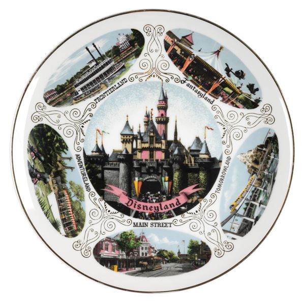 A 1960 s Disneyland Decorative Souvenir Plate a-1960-s-disneyland-decorative-souvenir-plate