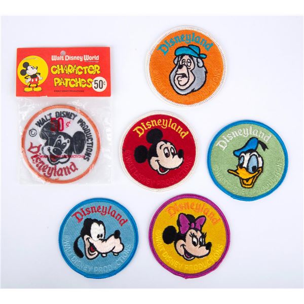 A Collection of Disneyland Character Patches.