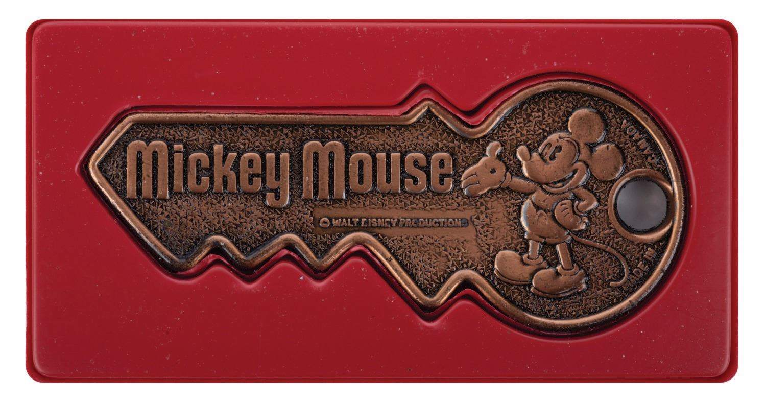 A Large Disneyland Mickey Key. - Van Eaton Galleries