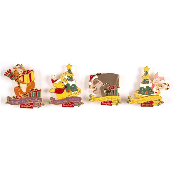 A Disneyland Hometown Holidays Limited Edition Pin Set.