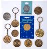 Image 1 : A Collection of Disneyland Coins and Keychains.