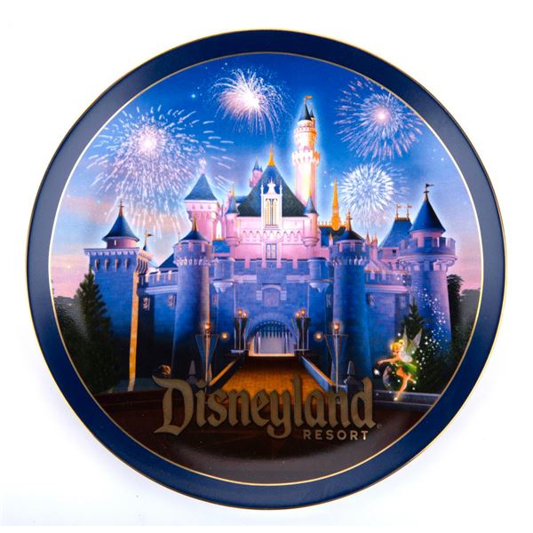 A Disneyland Resort Souvenir Plate.