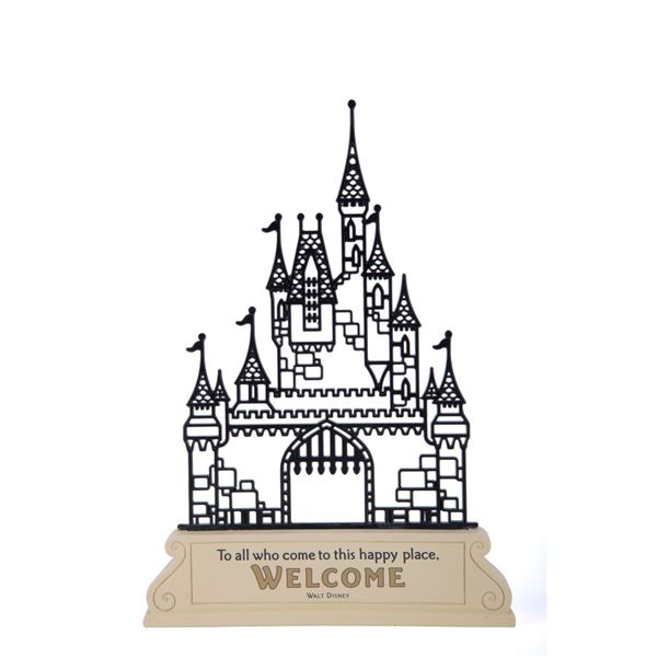 "To All Who Come to This Happy Placeâ€¦" Castle Figure.