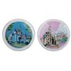 Image 1 : A Pair of Vintage Disneyland Castle Plates.
