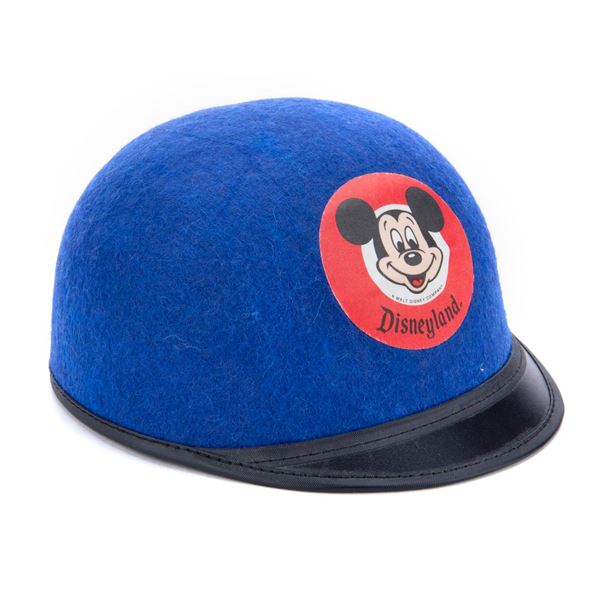 A Vintage Disneyland Blue Souvenir Hat.