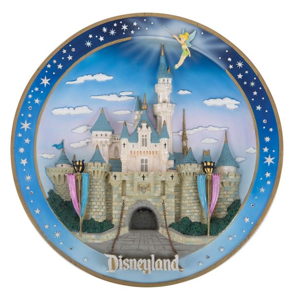 A Disneyland Castle Souvenir 3D Plate.