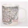 Image 1 : A Large Coffee Mug Featuring a Disneyland Map.
