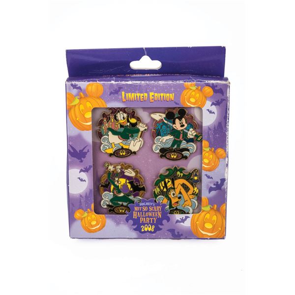 A Mickey's Not So Scary Halloween Party Pin Set.