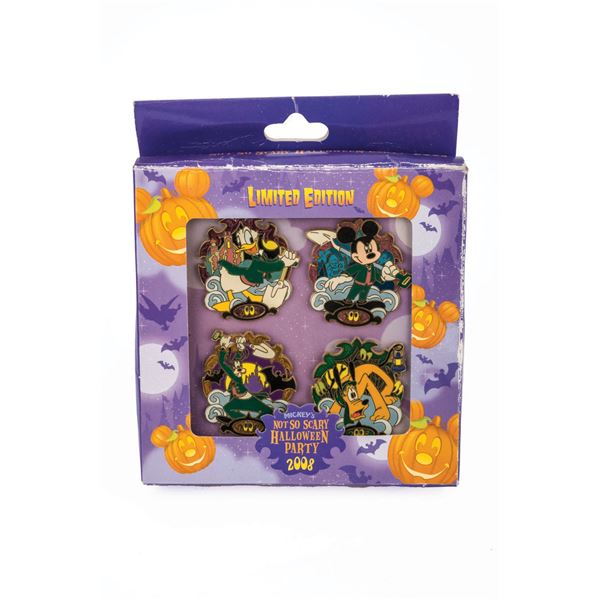 A Mickey's Not So Scary Halloween Party Pin Set.