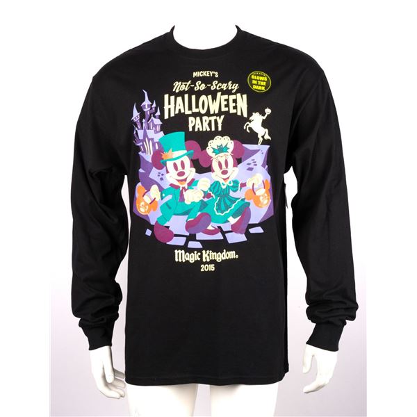 A Mickey's Not-So-Scary Halloween Party Black Shirt.