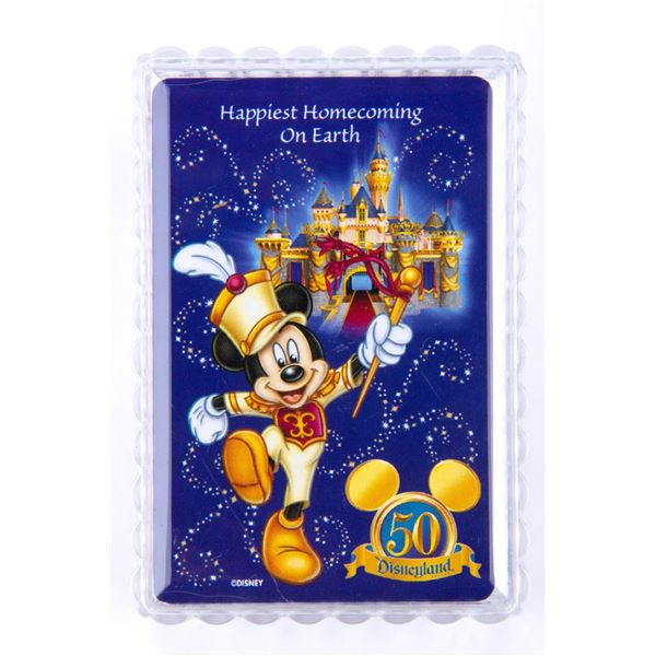 Disneyland 50th Anniversary Playing Cards.