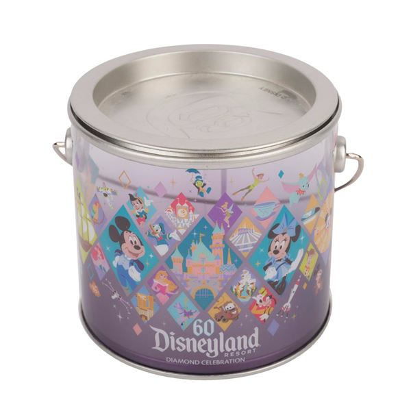 A Disneyland 60th Anniversary Candy Container.