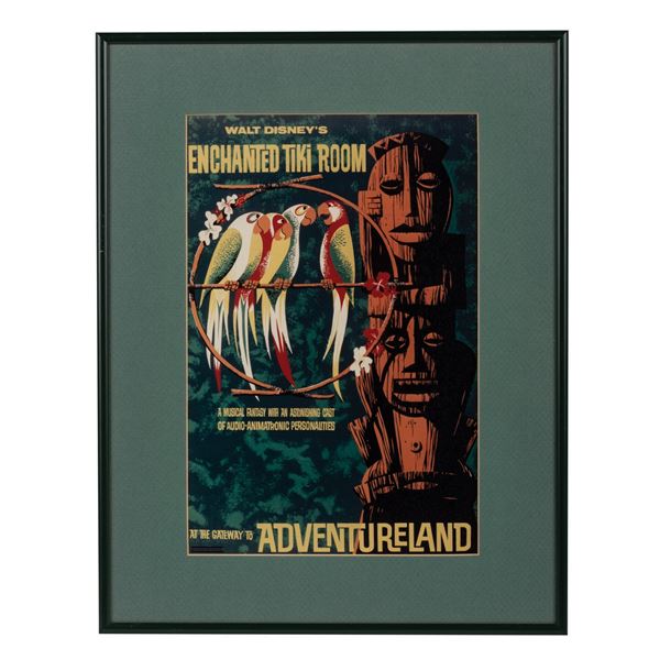 A Disney Gallery Exclusive Enchanted Tiki Room Print.