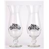 Image 1 : A Pair of Souvenir New Orleans Square Tulip Glasses.