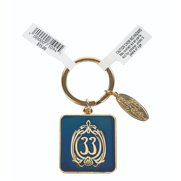 A Club 33 Souvenir Keyring.